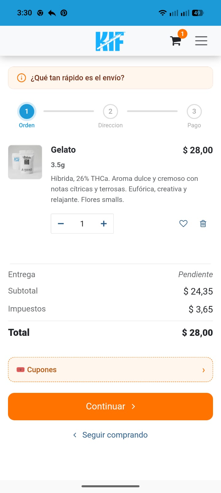 Eliges tu producto
